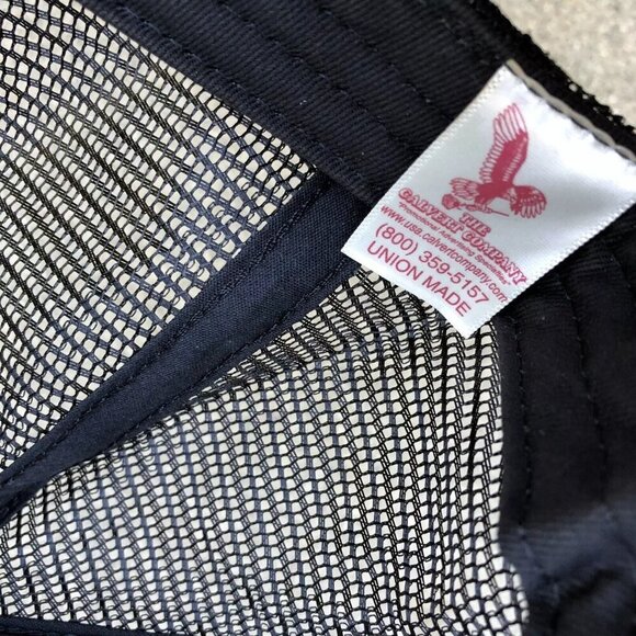 THE CALVERT COMPANY Local 112 Snapback Hat Trucker Cap Black USA Flag One Size​​ - Picture 6 of 6